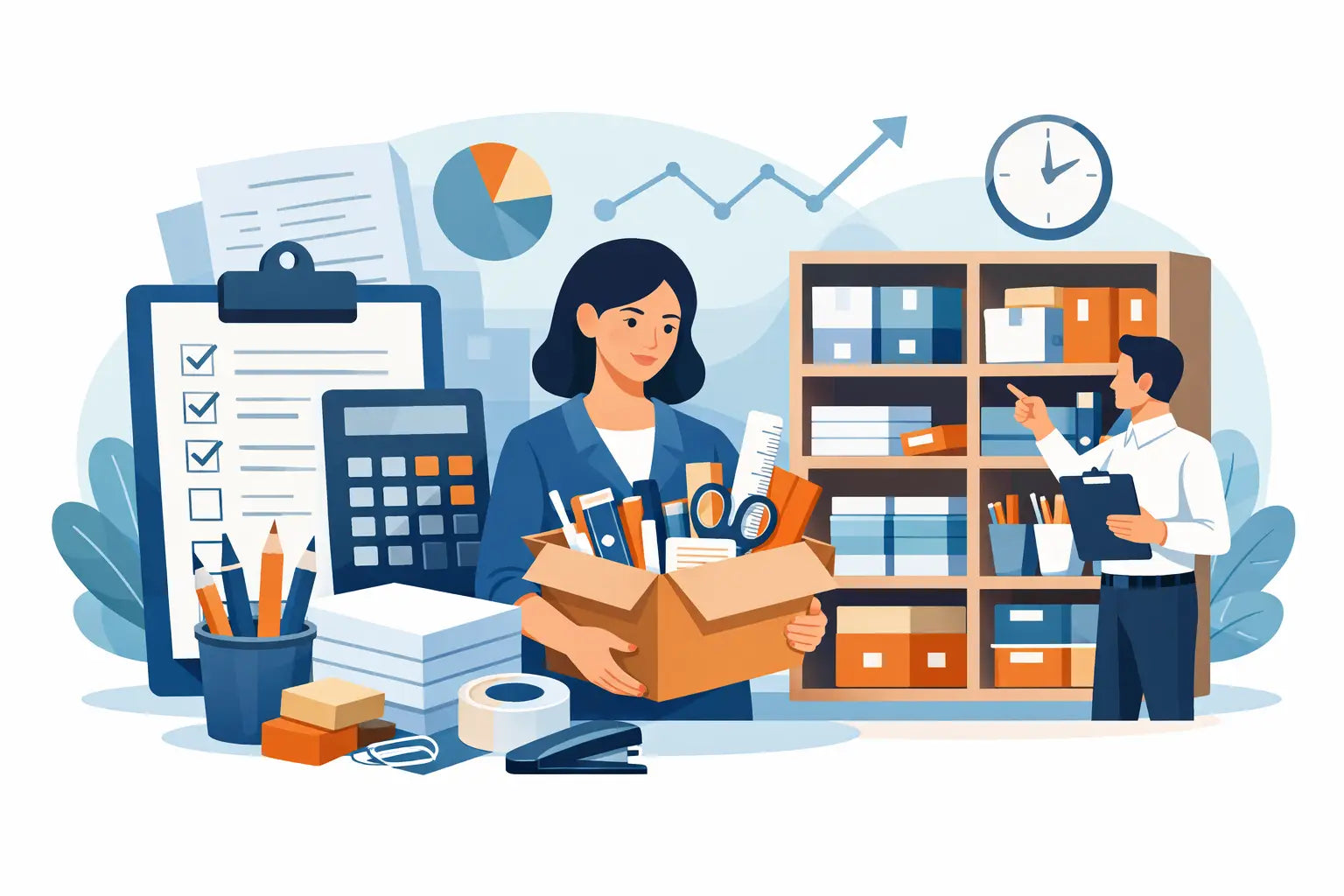 Come gestire scorte cancelleria aziendale