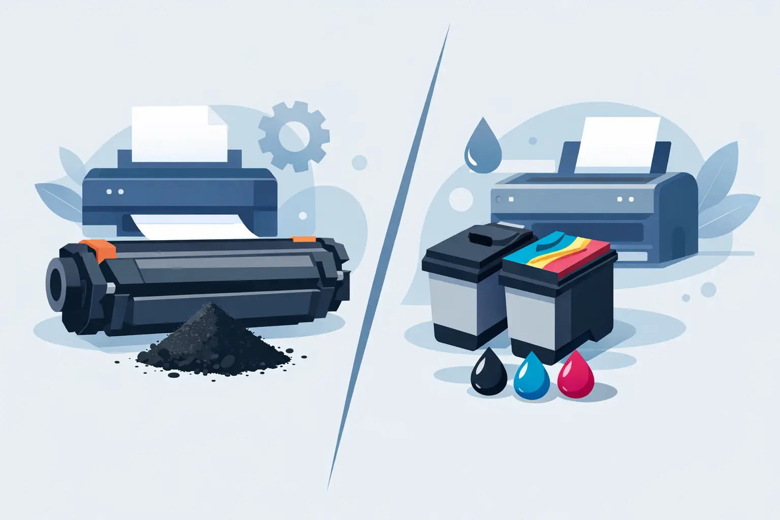Differenza tra toner e cartucce: guida pratica