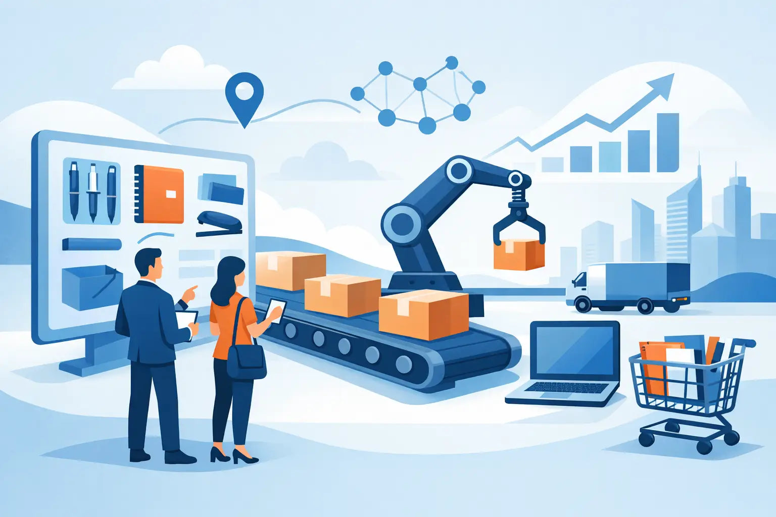 Il futuro degli acquisti B2B di cancelleria