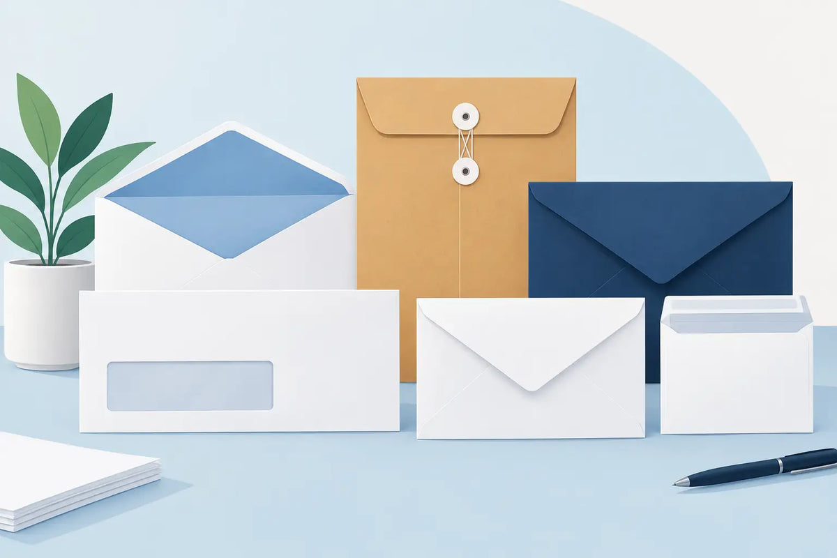 Buste lettere: formati e chiusure per ogni invio
