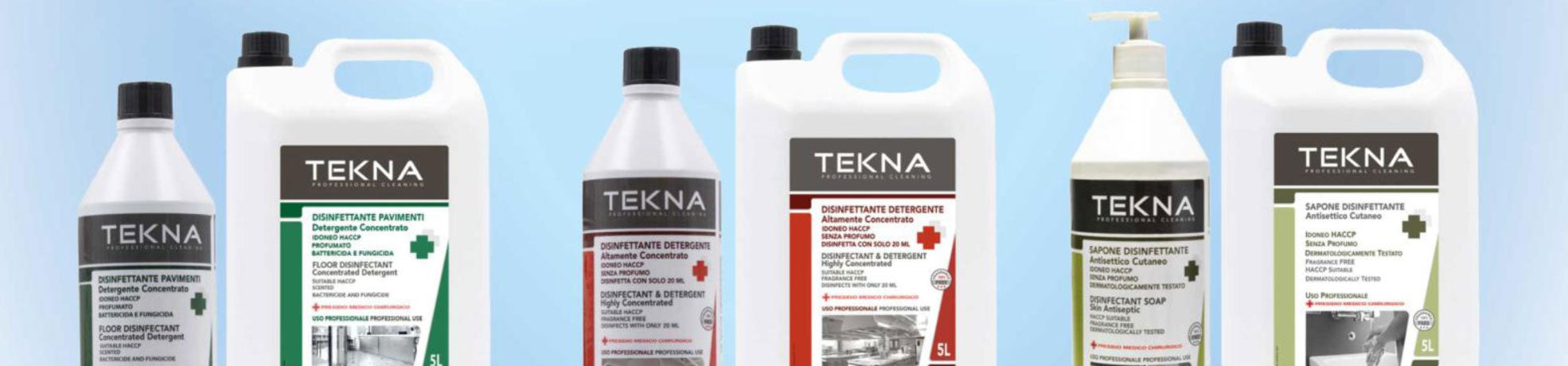Pulizia professionale con i prodotti Tekna