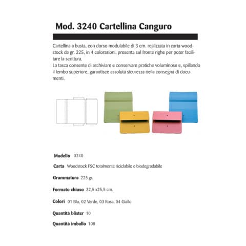 4mat-cartelline-tasca-a4-carta-woodstock-225-g-mq-dorso-3-cm-rosa-conf-10-pezzi-3240-03