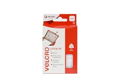BRILLA - Velcro adesivo quadrato ' in conf. Da 4+4 pz 22x22 mm - VEL06559A - Confezione risparmio da 5 PZ