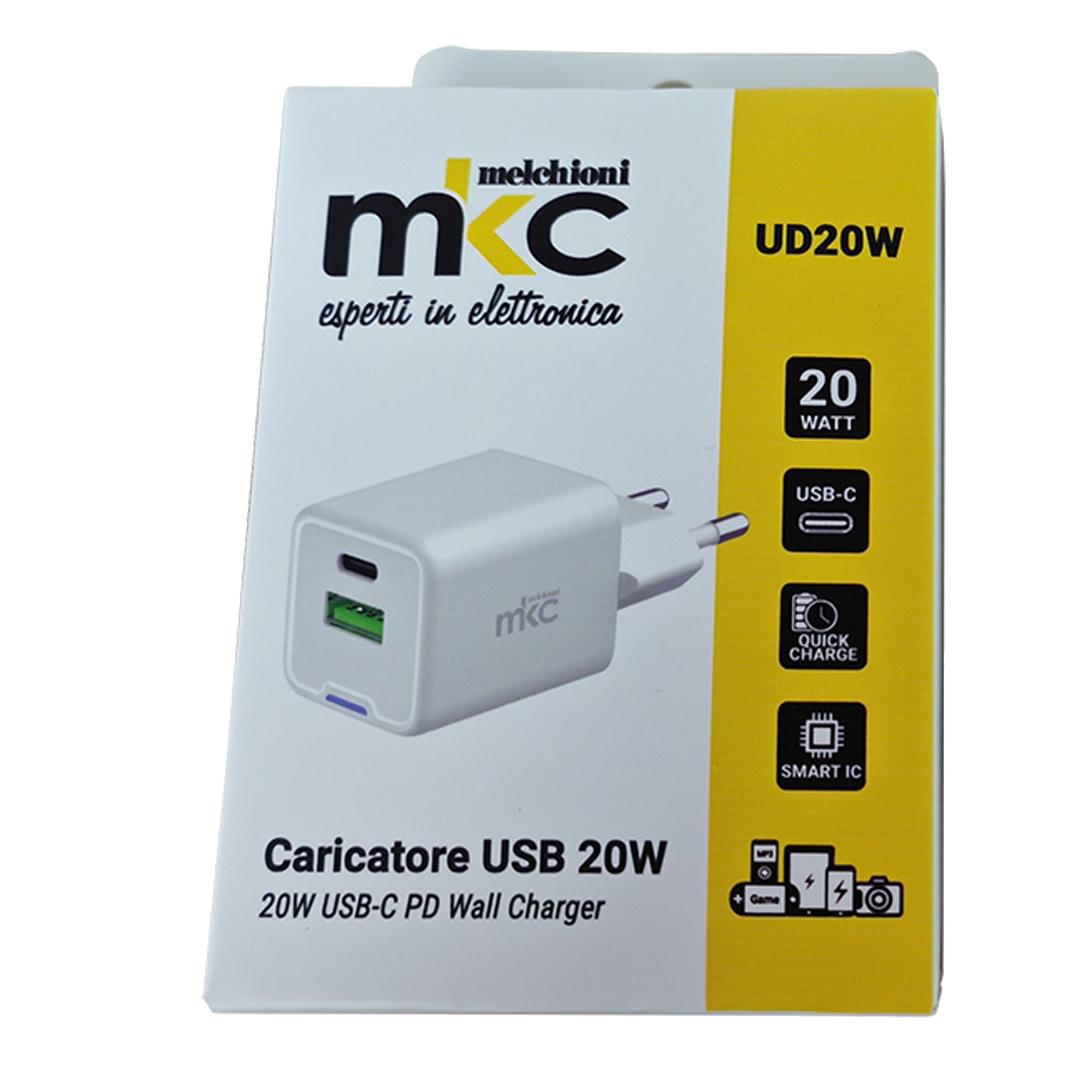 MKC - Caricatore rapido 2 porte usb 20 w - 491929601