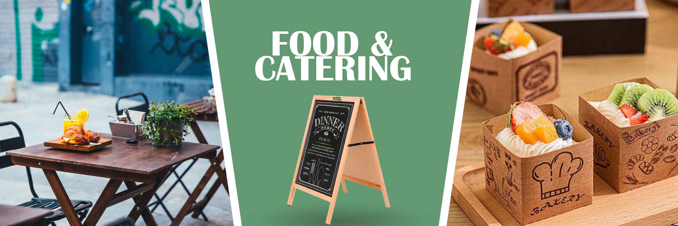 Prodotti per il catering, street food e servizio ristorazione