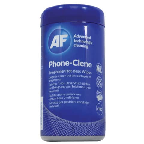 af-international-salviette-detergenti-phone-clene-barattolo-100-salviette-aphc100t