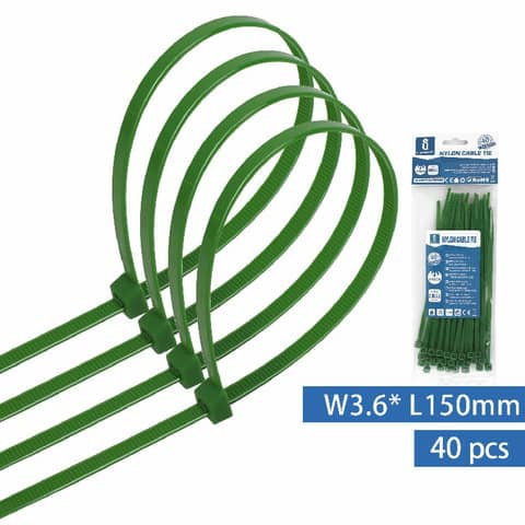 aigostar-fascette-fermacavo-nylon-3-6x150-mm-conf-40-pezzi-verde-189280