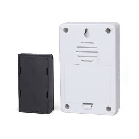 aigostar-kit-campanello-digitale-wireless-dc-bianco-nero-11x7xh-2-6-7-2x2x4-cm-197957