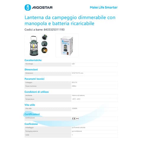 aigostar-lampada-campeggio-dimmerabile-manopola-batteria-ricaricabile-200-lm-311193