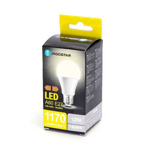 aigostar-lampadina-led-a60-e27-12w-1170-lumen-luce-naturale-b10105mqd