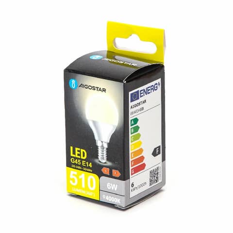 aigostar-lampadina-led-g45-e14-6w-510-lumen-luce-naturale-b10105mqs