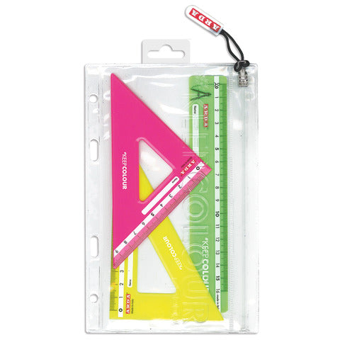 arda-miniset-3-pezzi-disegno-busta-zip-2-squadre-45e-60-1-righello-16-cm-kc7063
