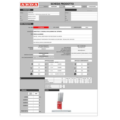 arda-righelli-profil-alluminio-conf-15-pezzi-20-cm-17920bar