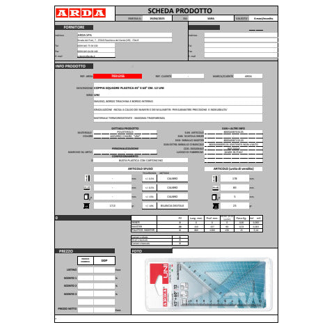 arda-set-2-squadre-uni-12-cm-45-60-plastica-termoresistente-70312ss