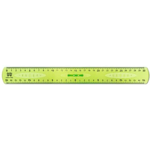 arda-triplo-decimetro-linea-elastika-plastica-flessibile-verde-trasparente-30-cm-el30p
