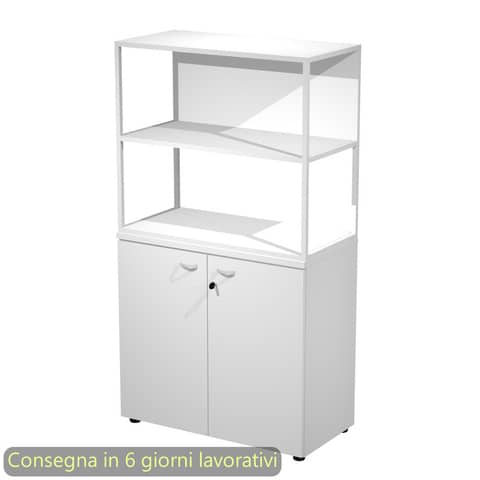 artexport-armadio-basso-bianco-ante-bianche-libreria-metallica-bianca-ripiani-bianchi-90x46xh-165-cm-blade