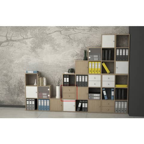artexport-cassettiera-2cass-rovere-libreria-rainbow