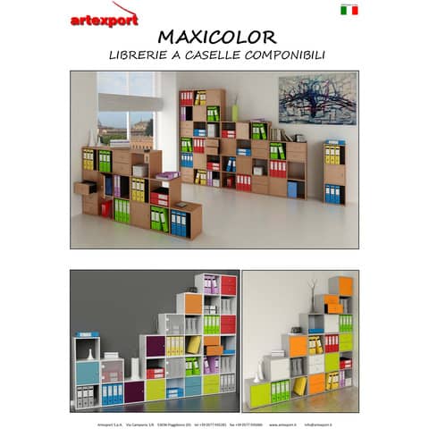 artexport-coppia-antine-libreria-componibile-maxicolor-32-2x32-2-cm-rosso-2a-maxc-r