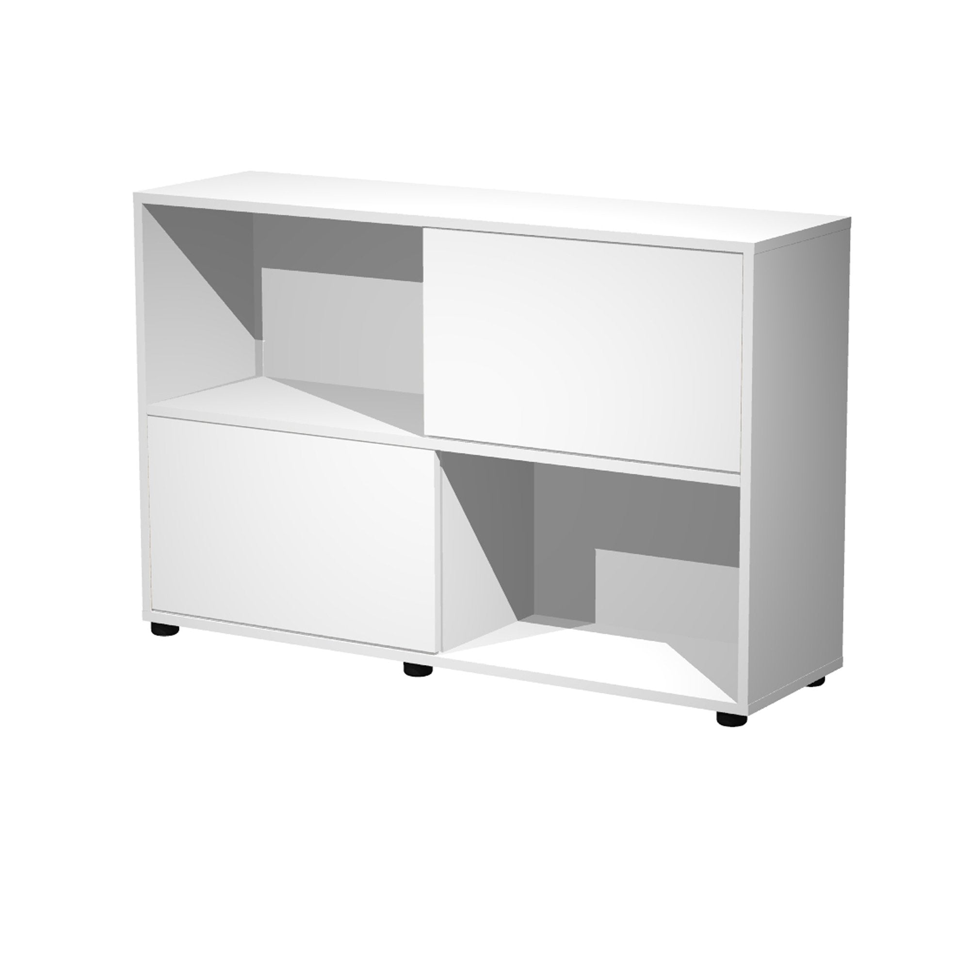 artexport-libreria-bassa-2-ripiani-ante-scorr-120x35cm-h79cm-bianco-bianco-tetris