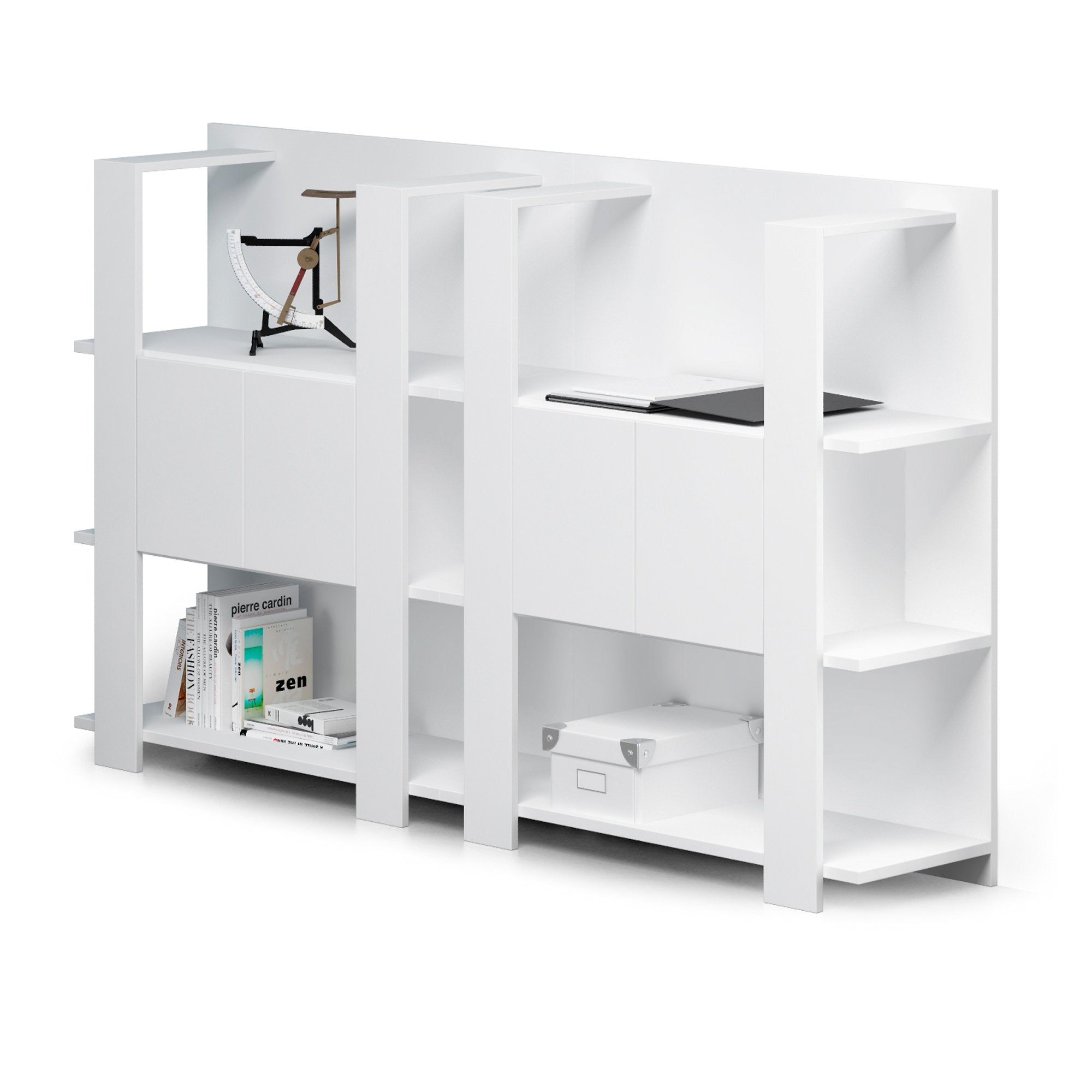 artexport-libreria-bassa-3-ripiani-100x38-6cm-h124cm-bianco-concept