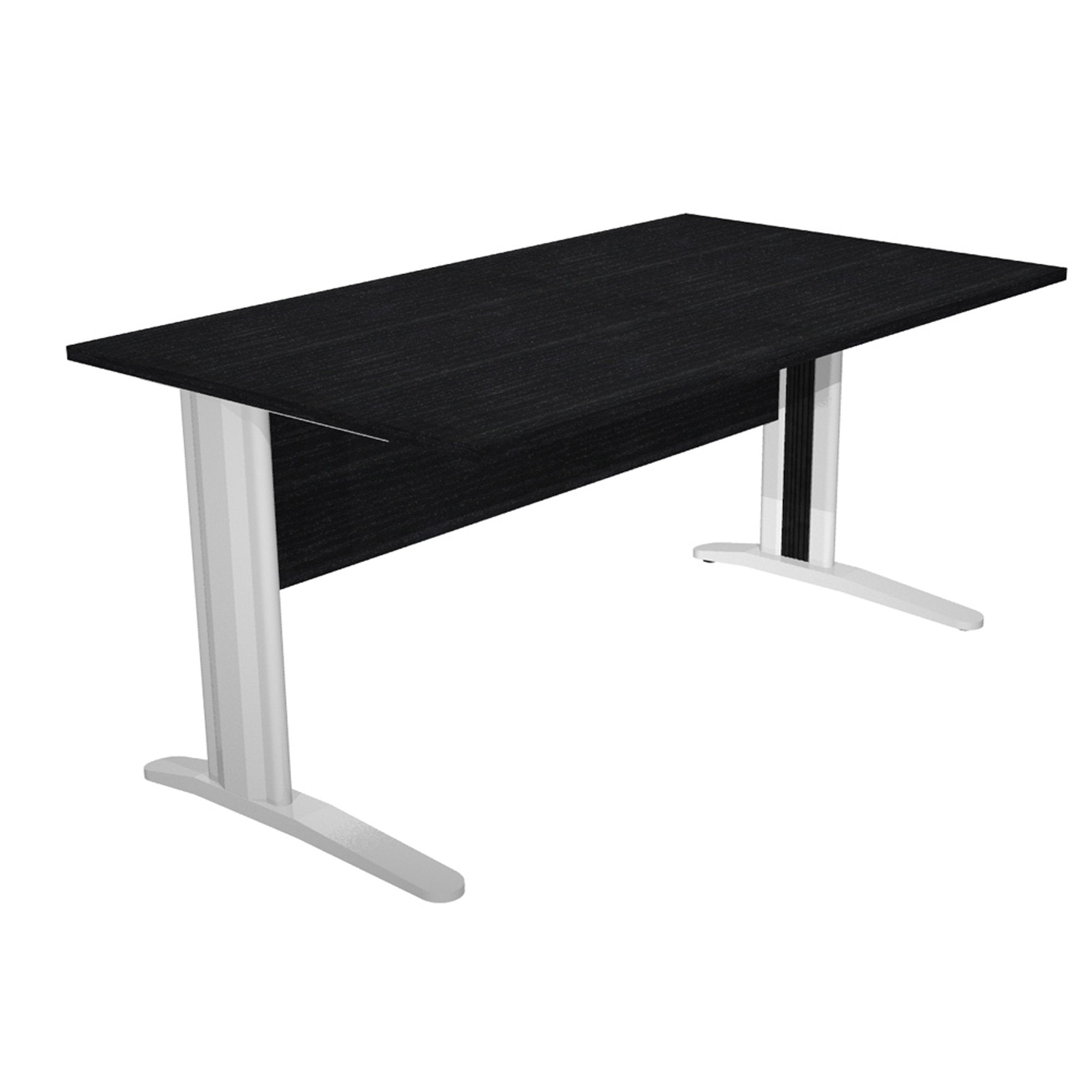 artexport-scrivania-lineare-160x80cm-nero-venato-fianchi-vernic-effetto-cromato-easy