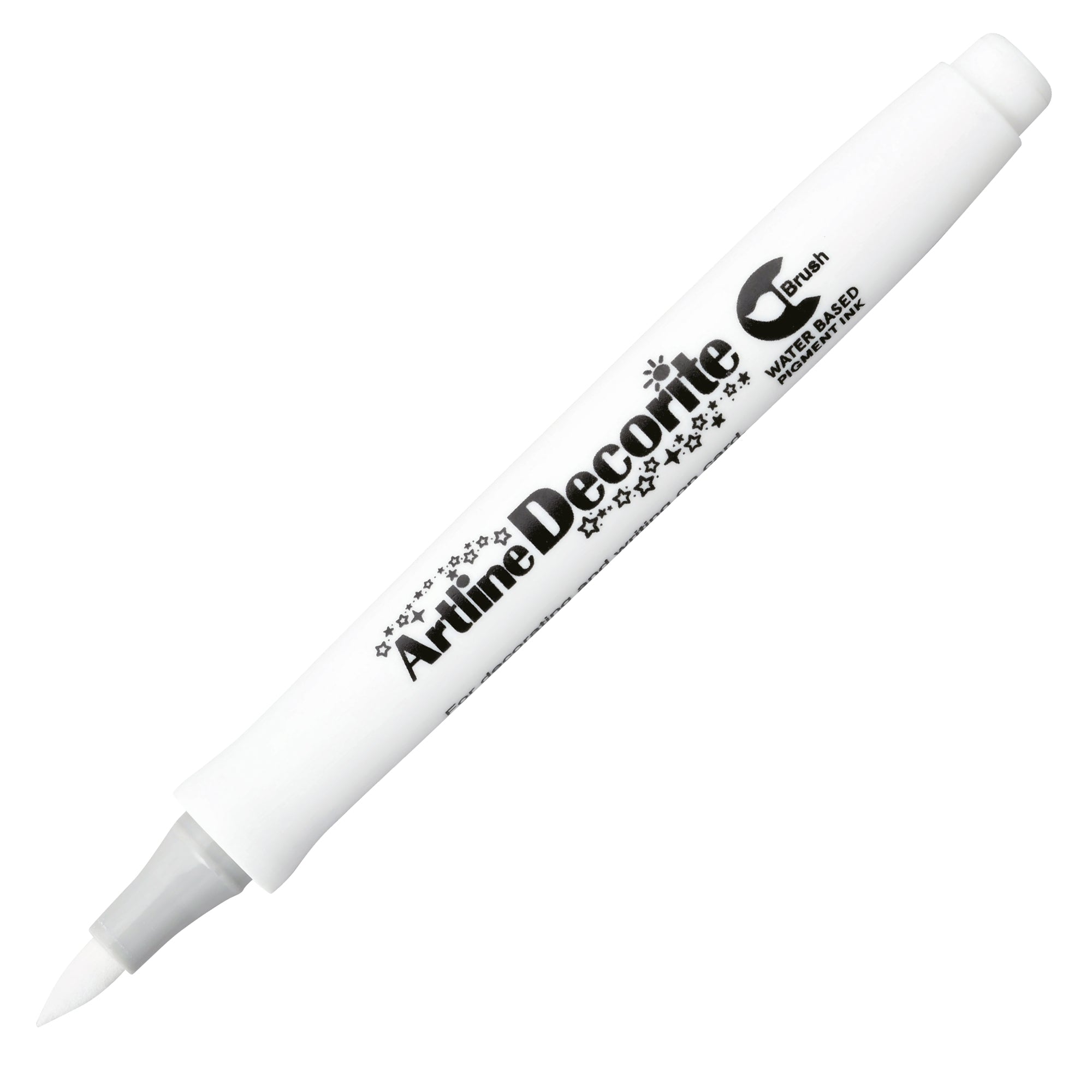 artline-marcatore-decorite-punta-pennello-bianco