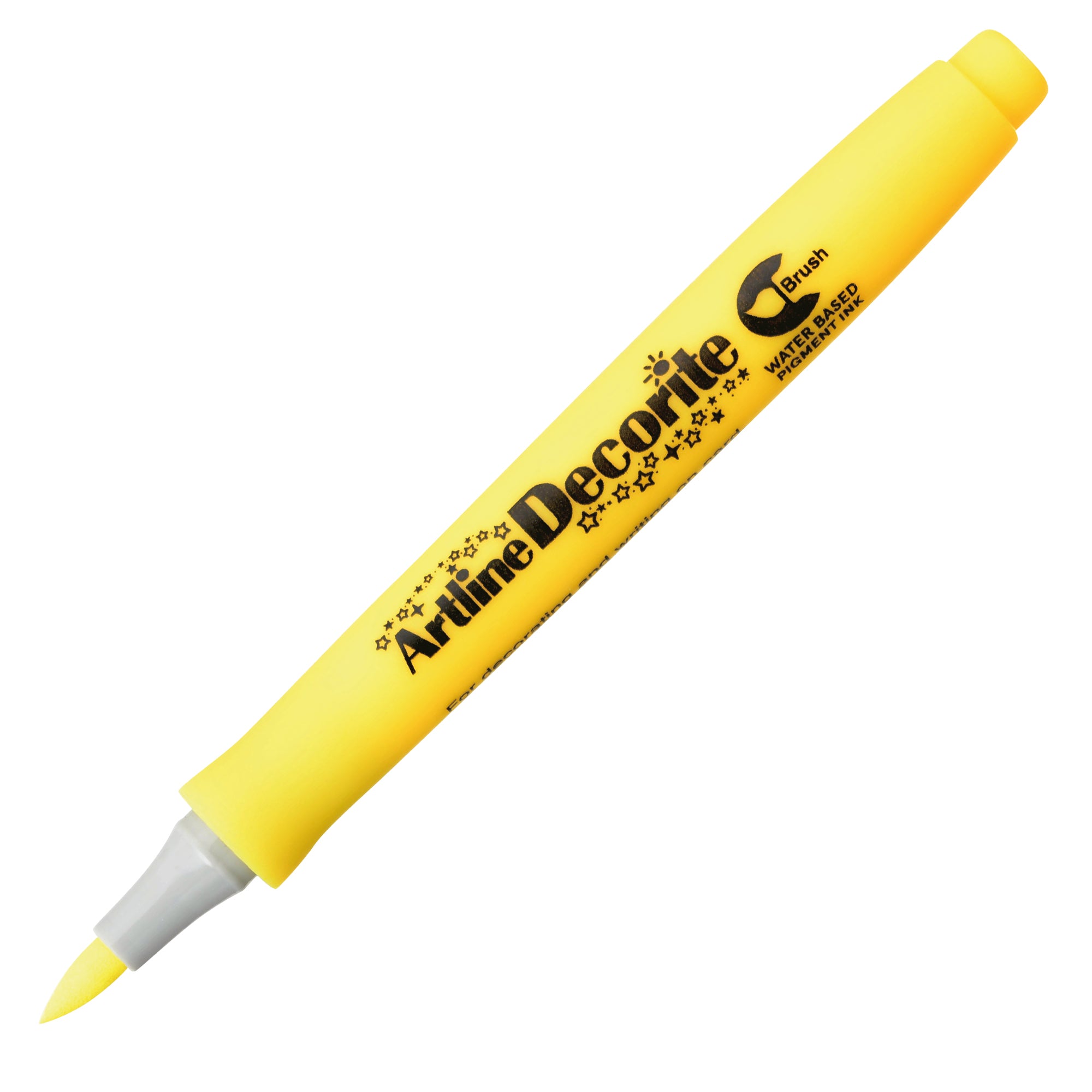 artline-marcatore-decorite-punta-pennello-giallo