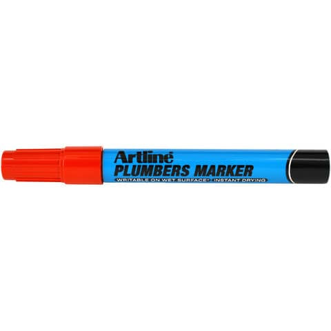 artline-marcatore-permanente-plumbers-punta-tonda-1-5-mm-rosso-plm-r