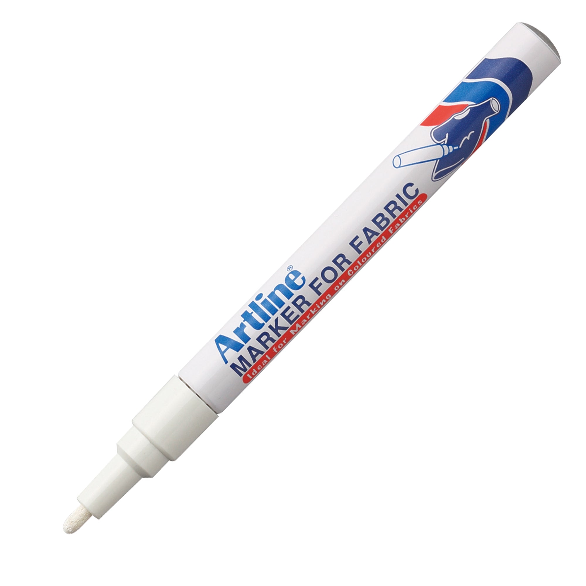 artline-marcatore-tessuto-punta-tonda-1-2mm-bianco