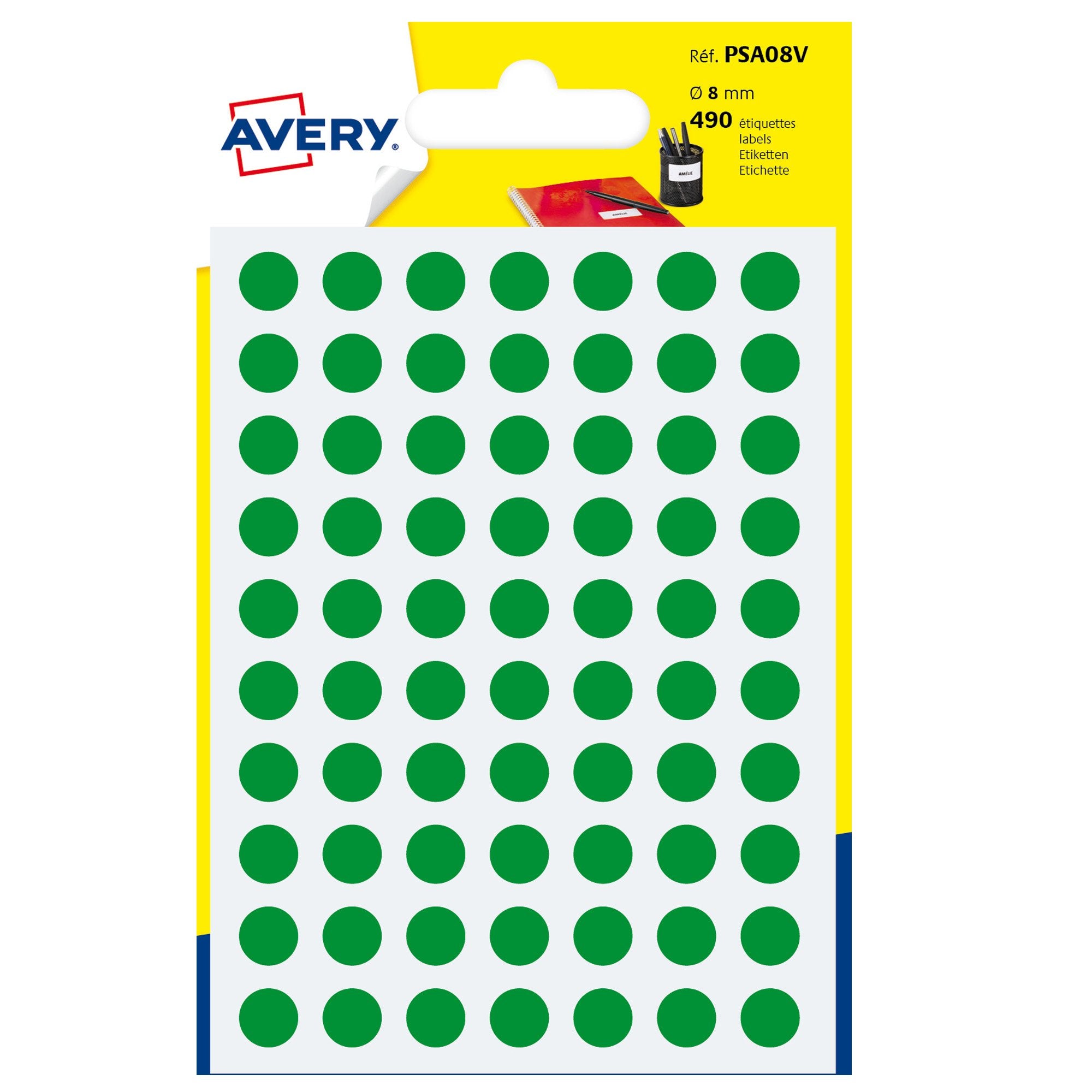avery-blister-490-etichetta-adesiva-tonda-psa-verde-d8mm