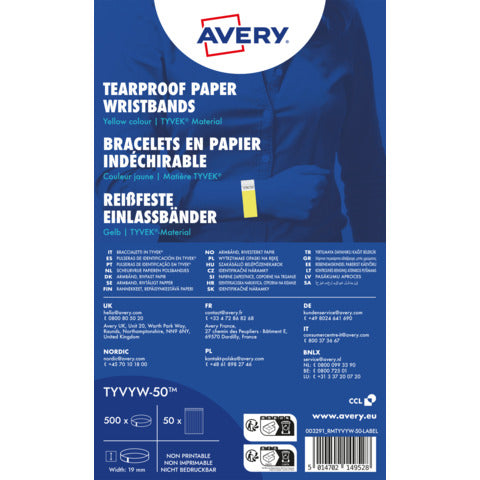 avery-braccialetti-identificativi-intyvek-resistenti-allacqua-conf-500-pz-giallo-fluo-tyvyw-50