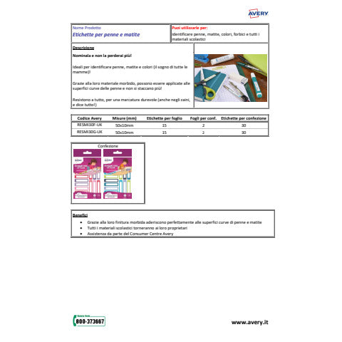 avery-etichette-penne-matite-50x10-mm-conf-30-pz-rosa-viola-resmi30f-uk