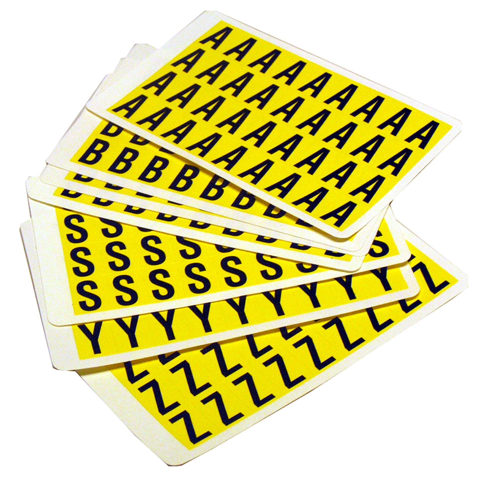 beaverswood-lettere-adesive-a-z-19-x-14mm-36et-fg-nero-giallo