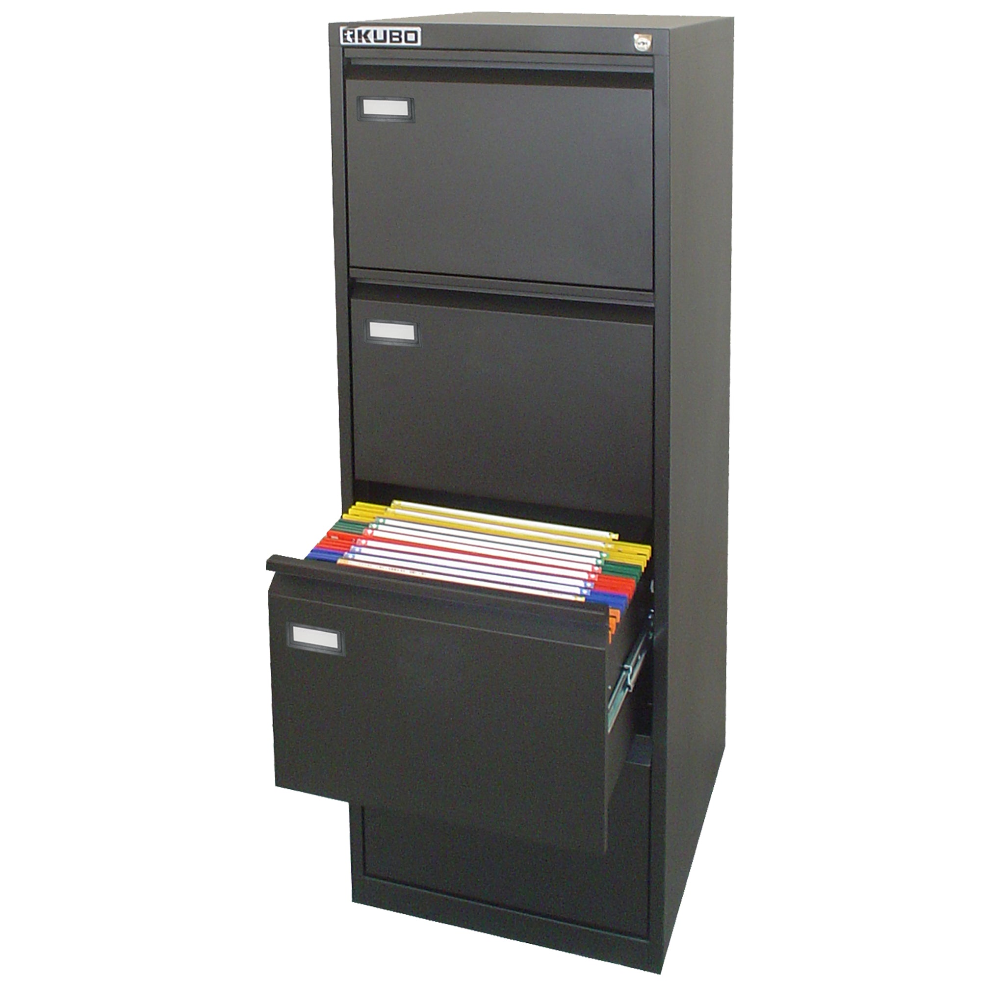 bertesi-classificatore-kubo-4-cassetti-cart-sospese-nero-h-132cm