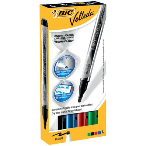 bic-astuccio-4-marcatori-p-tonda-whiteboard-velleda-liquid-ink-pocket