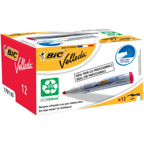 bic-marcatore-lavagne-bianche-velleda-1701-punta-conica-1-5-mm-rosso-904939