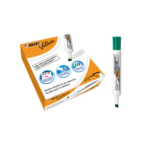 bic-marcatore-lavagne-bianche-velleda-1791-punta-scalpello-tratto-3-3-4-6mm-verde-9431971
