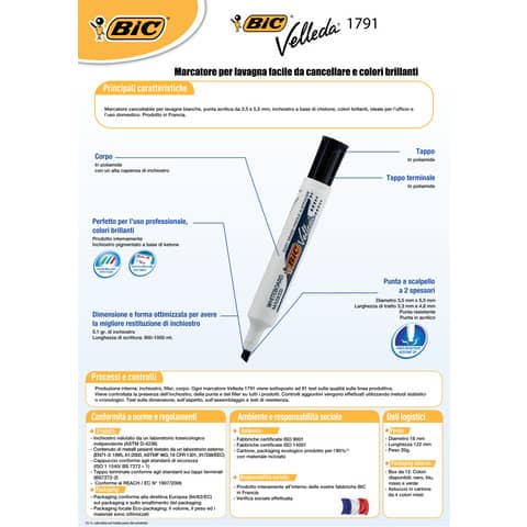 bic-marcatore-lavagne-bianche-velleda-1791-punta-scalpello-tratto-3-3-4-6mm-verde-9431971