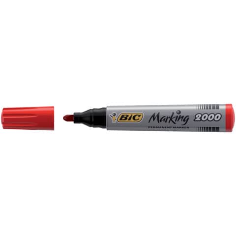 bic-marcatore-permanente-marking-2000-punta-conica-4-95-mm-rosso-8209133