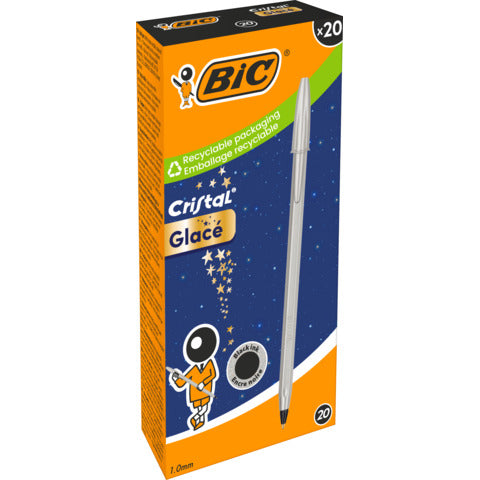 bic-penna-sfera-cappuccio-cristal-glace-punta-m-1-mm-inchiostro-nero-colore-fusto-argento-302533