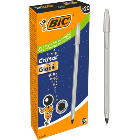 bic-penna-sfera-cappuccio-cristal-glace-punta-m-1-mm-inchiostro-nero-colore-fusto-argento-302533