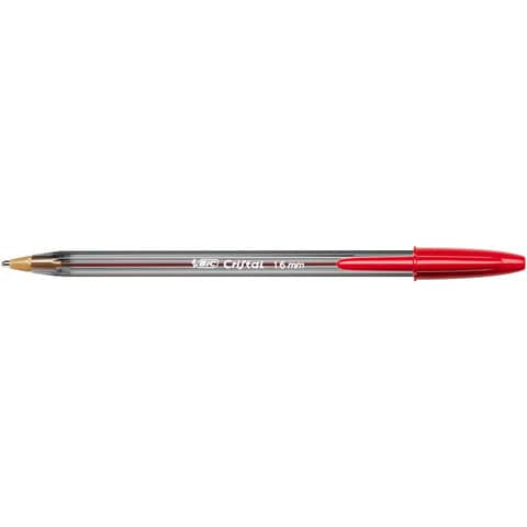 bic-penna-sfera-cristal-large-1-6-mm-rosso-conf-50-pezzi-951625