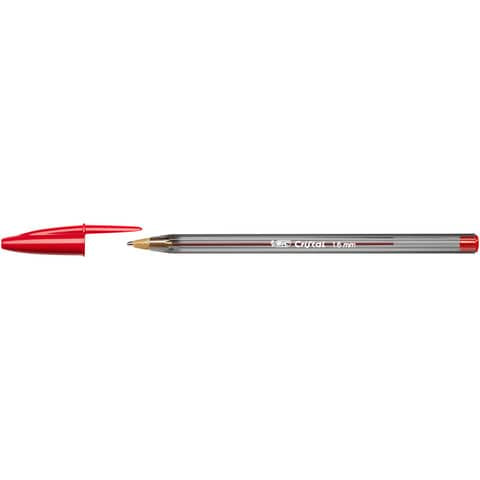 bic-penna-sfera-cristal-large-1-6-mm-rosso-conf-50-pezzi-951625