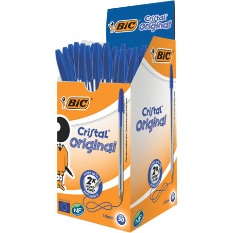bic-penna-sfera-cristal-m-1-mm-blu-conf-50-pezzi-8373609