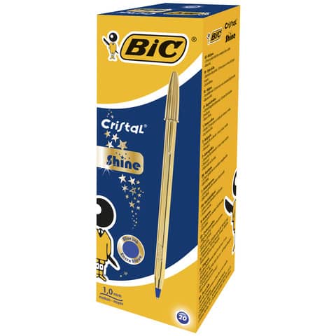 bic-penna-sfera-cristal-shine-gold-m-1-mm-blu-526281