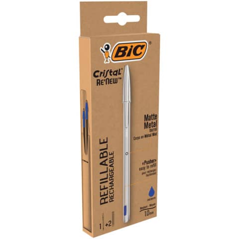 bic-penna-sfera-ricaricabile-cristal-re-new-1-mm-blu-997202