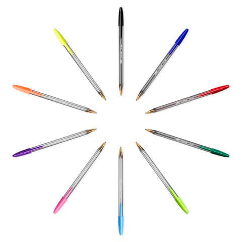 bic-penne-sfera-cappuccio-cristal-large-multicolour-1-6-mm-assortiti-conf-20-pezzi-926381