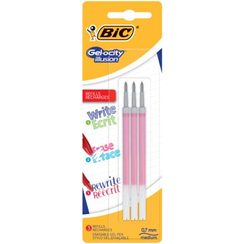 bic-refill-gelocity-illusion-blister-0-7-mm-rosso-conf-3-pezzi-944023