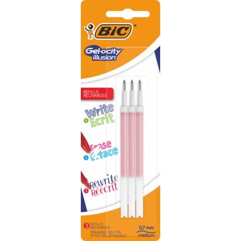 bic-refill-gelocity-illusion-blister-0-7-mm-rosso-conf-3-pezzi-944023