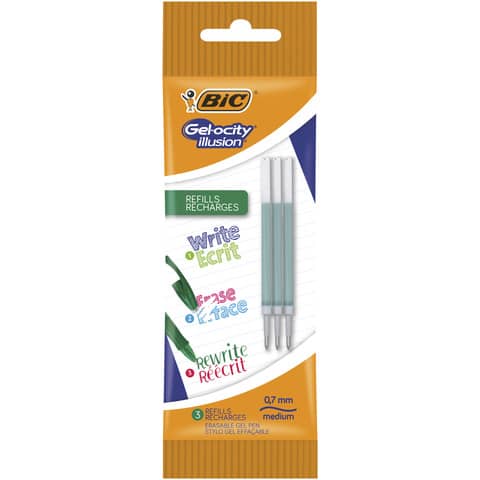 bic-refill-gelocity-illusion-pouch-0-7-mm-verde-conf-3-pezzi-964822